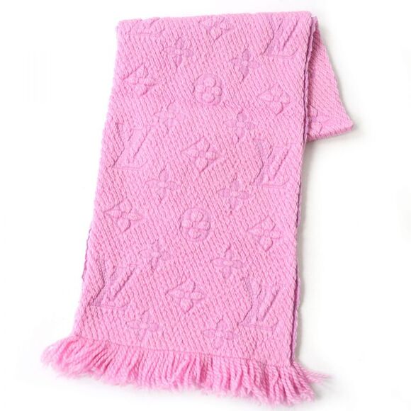 Louis Vuitton Monogram Silk Blend Scarf Pink - Picture 1 of 3